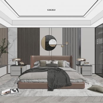 Modern Bedroom-ID:909280881