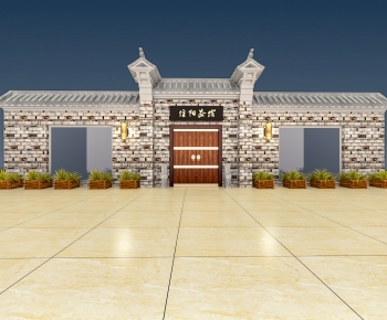 Chinese Style Facade Element-ID:766567956