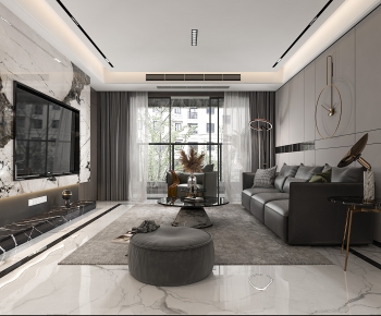 Modern A Living Room-ID:400468112