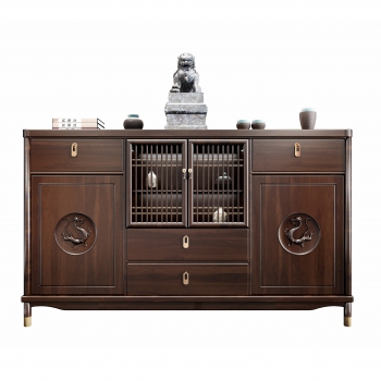 New Chinese Style Side Cabinet-ID:987008094