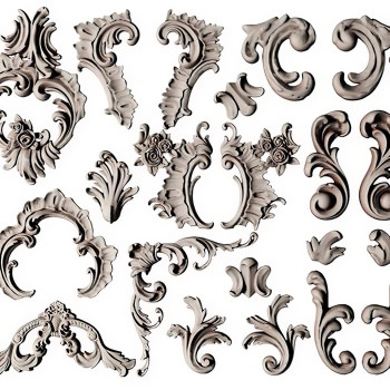 Simple European Style Carving-ID:412080052