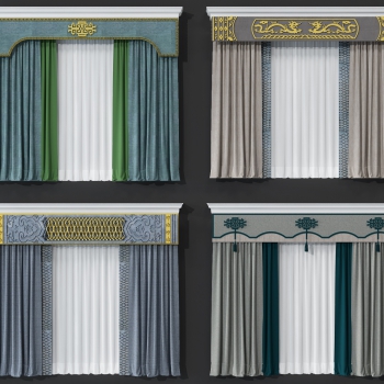 New Chinese Style The Curtain-ID:601814031