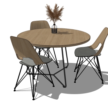 Modern Dining Table And Chairs-ID:565541032