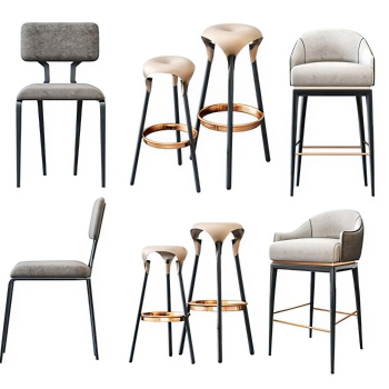 Modern Bar Chair-ID:349122059