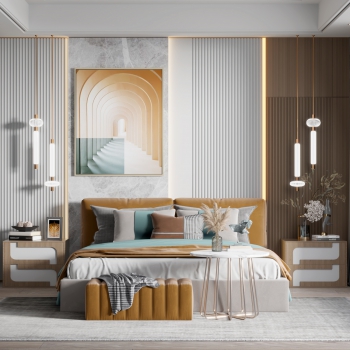 Modern Bedroom-ID:386629107