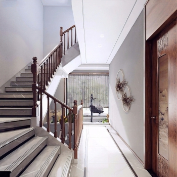 New Chinese Style Stairwell-ID:390793099