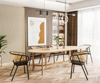 Nordic Style Dining Room-ID:728702073