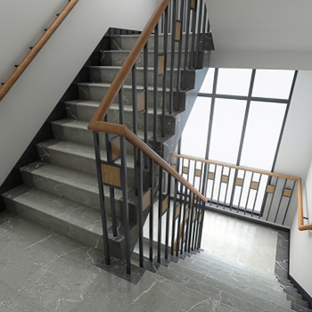 Modern Stair Balustrade/elevator-ID:234759092