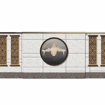 New Chinese Style Building Component-ID:403033976