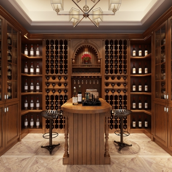 American Style Wine Cellar/Wine Tasting Room-ID:149842988