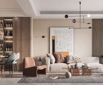 Modern A Living Room-ID:360194923
