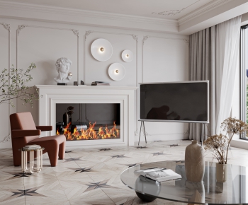 French Style A Living Room-ID:562786107