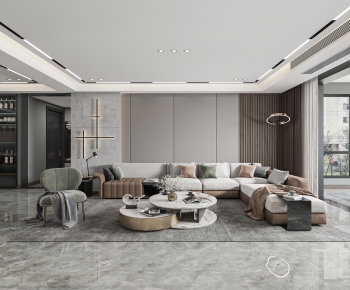 Modern A Living Room-ID:464653027
