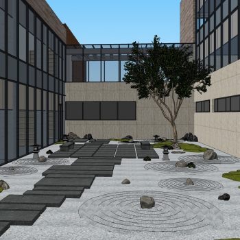 Modern Courtyard/landscape-ID:924559123