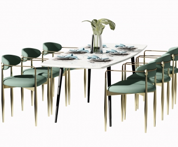 Modern Dining Table And Chairs-ID:611200093