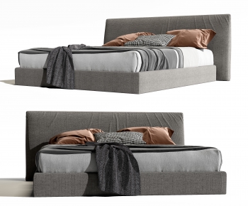 Modern Double Bed-ID:445625077