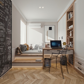 Nordic Style Study Space-ID:436043023