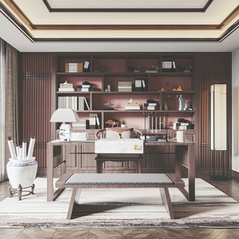New Chinese Style Study Space-ID:753542903