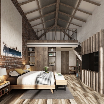 New Chinese Style Bedroom-ID:339553122