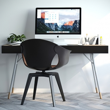 Modern Computer Desk And Chair-ID:482283124