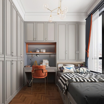 Simple European Style Study Space-ID:485815056