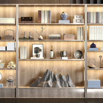 New Chinese Style Bookcase-ID:863310106