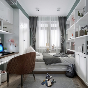 Modern Bedroom-ID:887656939