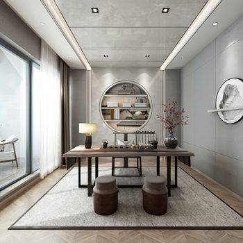 New Chinese Style Study Space-ID:105843075