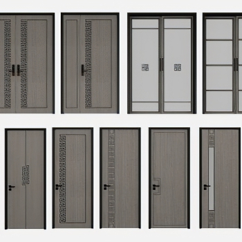 New Chinese Style Door-ID:260940074