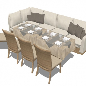 Modern Dining Table And Chairs-ID:647186045