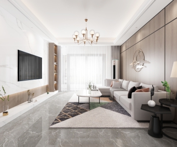 Modern A Living Room-ID:166459082