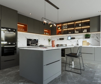 Modern Open Kitchen-ID:721740018