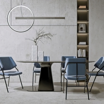 Modern Dining Table And Chairs-ID:196852921