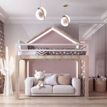 Nordic Style Girl's Room Daughter's Room-ID:915855888