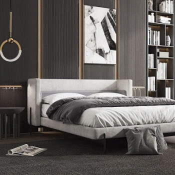 Modern Double Bed-ID:282878949
