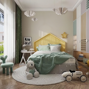 Nordic Style Children's Room-ID:753412014
