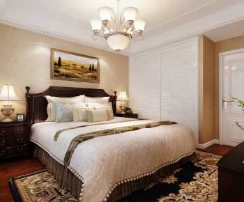 American Style Bedroom-ID:955534931