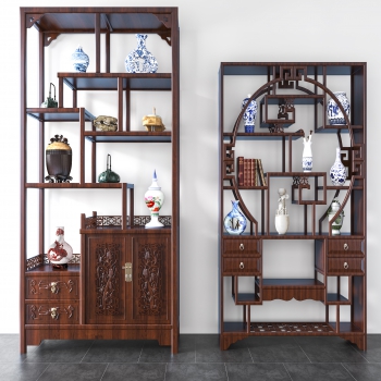 New Chinese Style Antique Rack-ID:458344946