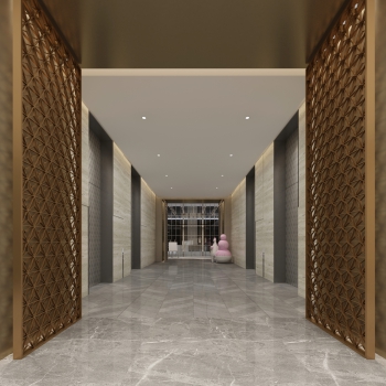 Modern Corridor/elevator Hall-ID:947196966