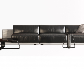 Industrial Style Three-seat Sofa-ID:486845028
