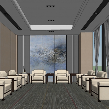 New Chinese Style Reception Room-ID:972281938