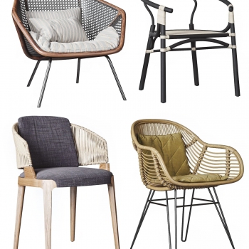 Nordic Style Single Chair-ID:722317934