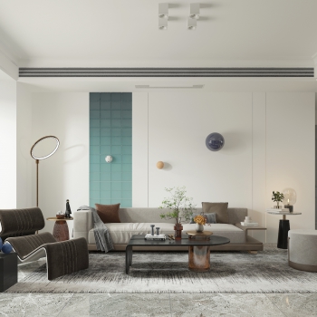 Modern A Living Room-ID:127625942