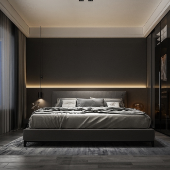 Industrial Style Bedroom-ID:974205022