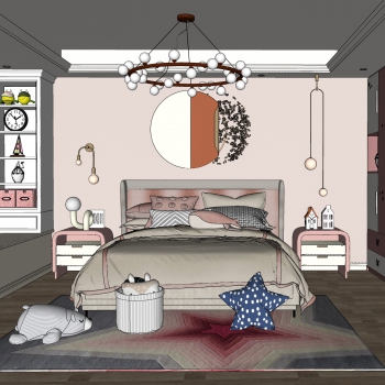 Modern Girl's Room Daughter's Room-ID:195926903