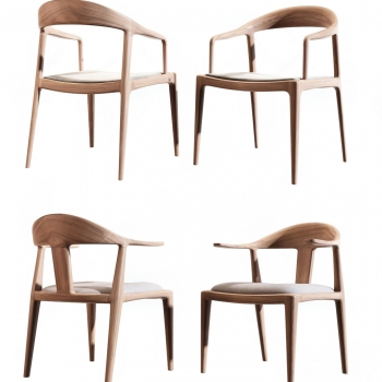 New Chinese Style Single Chair-ID:348536012