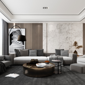 Modern A Living Room-ID:514254093