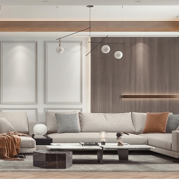 Modern A Living Room-ID:430536996