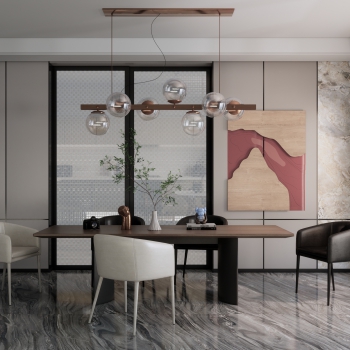 Modern Dining Room-ID:676597126