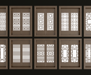 Chinese Style Door-ID:557881122